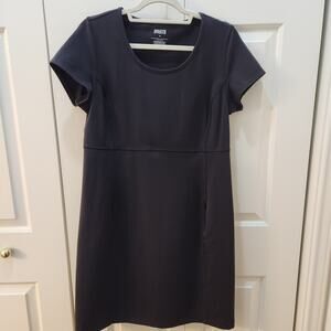 Duluth Trading Co, Noga Dress size Med Black Cap Sleeve Dress